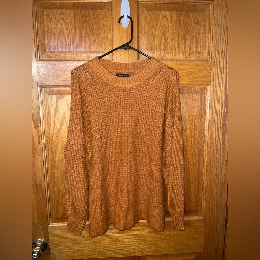 Burnt orange American eagle sweater